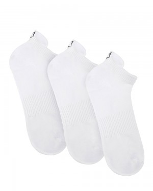 Festival Season Naked Wolfe 3 Pack Mens Egyptian Cotton Ankle Socks White | FUYKHX637