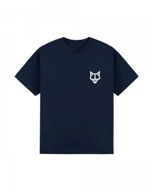 Μπλουζακι Naked Wolfe Classic T-Shirt Navy | OVABTW218