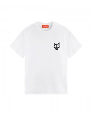 Μπλουζακι Naked Wolfe Wolfe T-Shirt White | BOHWAT029