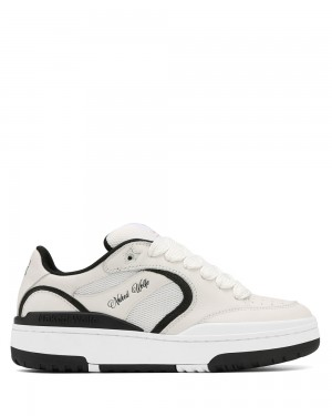 Αθλητικα Παπουτσια Naked Wolfe Ambition Cow Leather & Mesh White/Black | KATBZP954