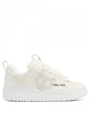 Αθλητικα Παπουτσια Naked Wolfe Area Genysis Leather/Mesh/Suede White | SDRQIZ194