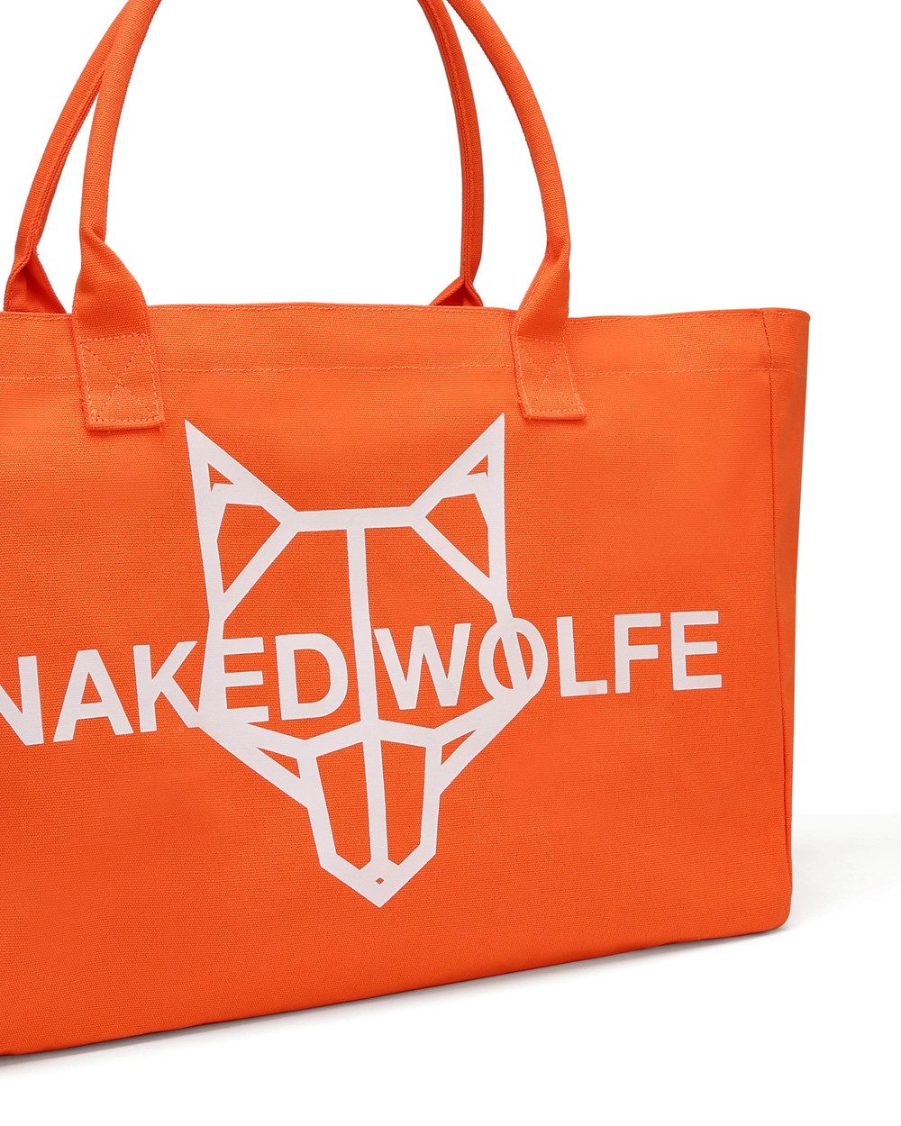 Festival Season Naked Wolfe Canvas Tote Bag Orange | EPVKGF269