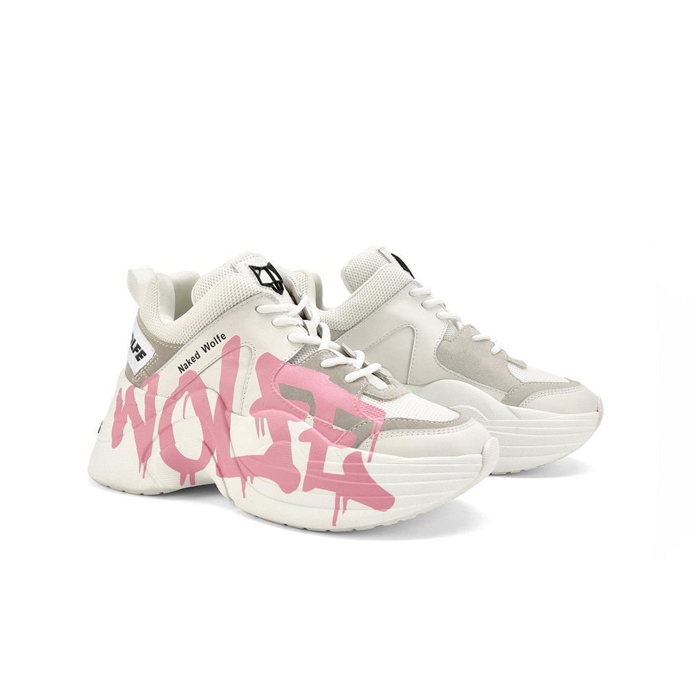 Icons Naked Wolfe Track Logo Pink | OLJSIH259