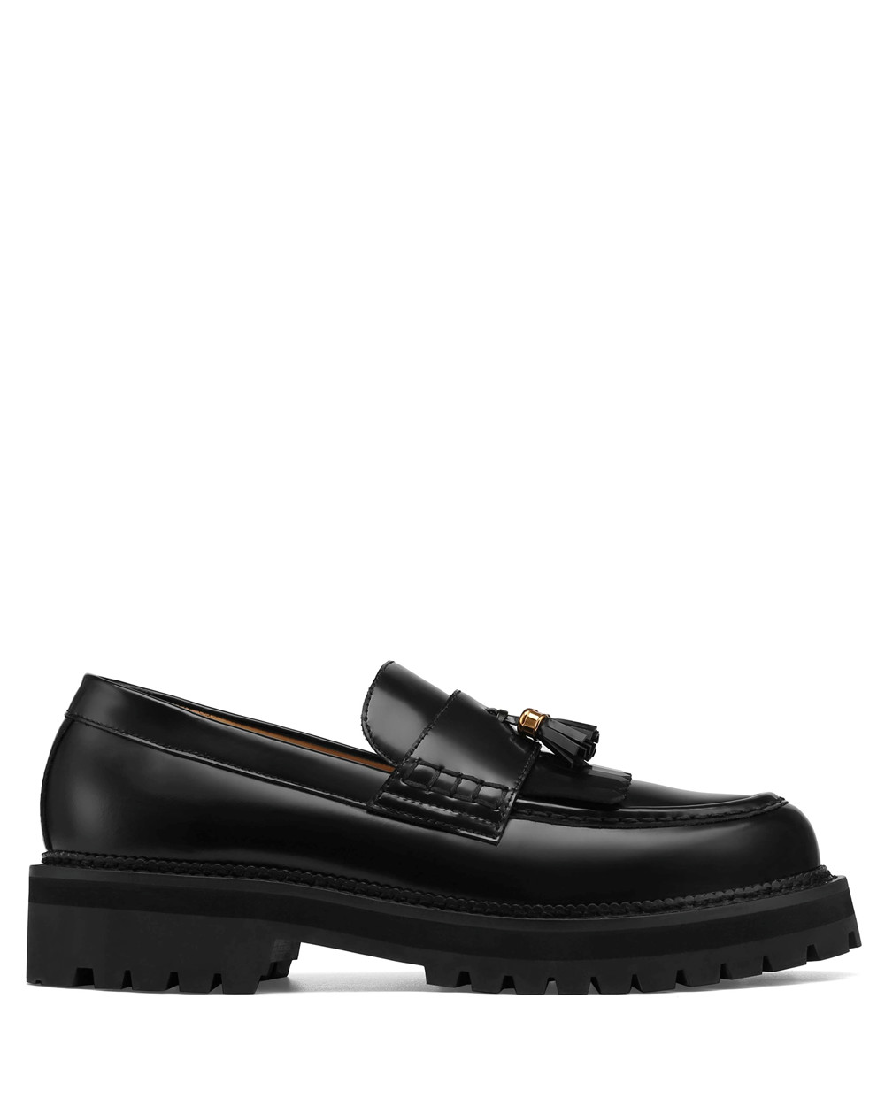 Loafers Naked Wolfe Banter Black Box Leather | RQVSHA649