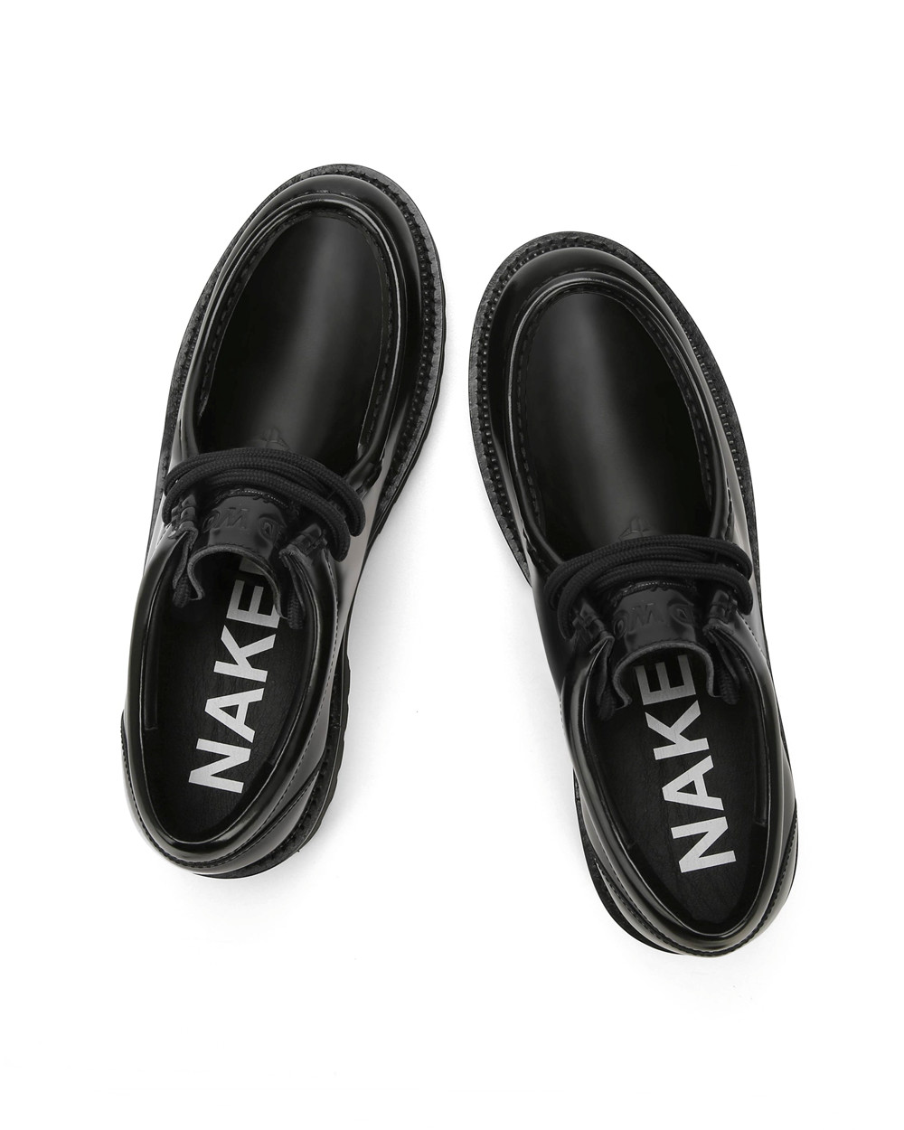 Loafers Naked Wolfe Beat Box Leather Black | SMWLJK903