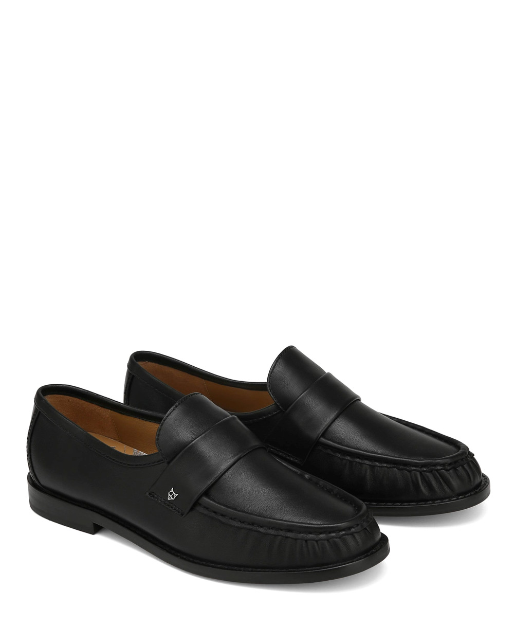 Loafers Naked Wolfe Goldie Sheep Leather Black | FKSNPV309