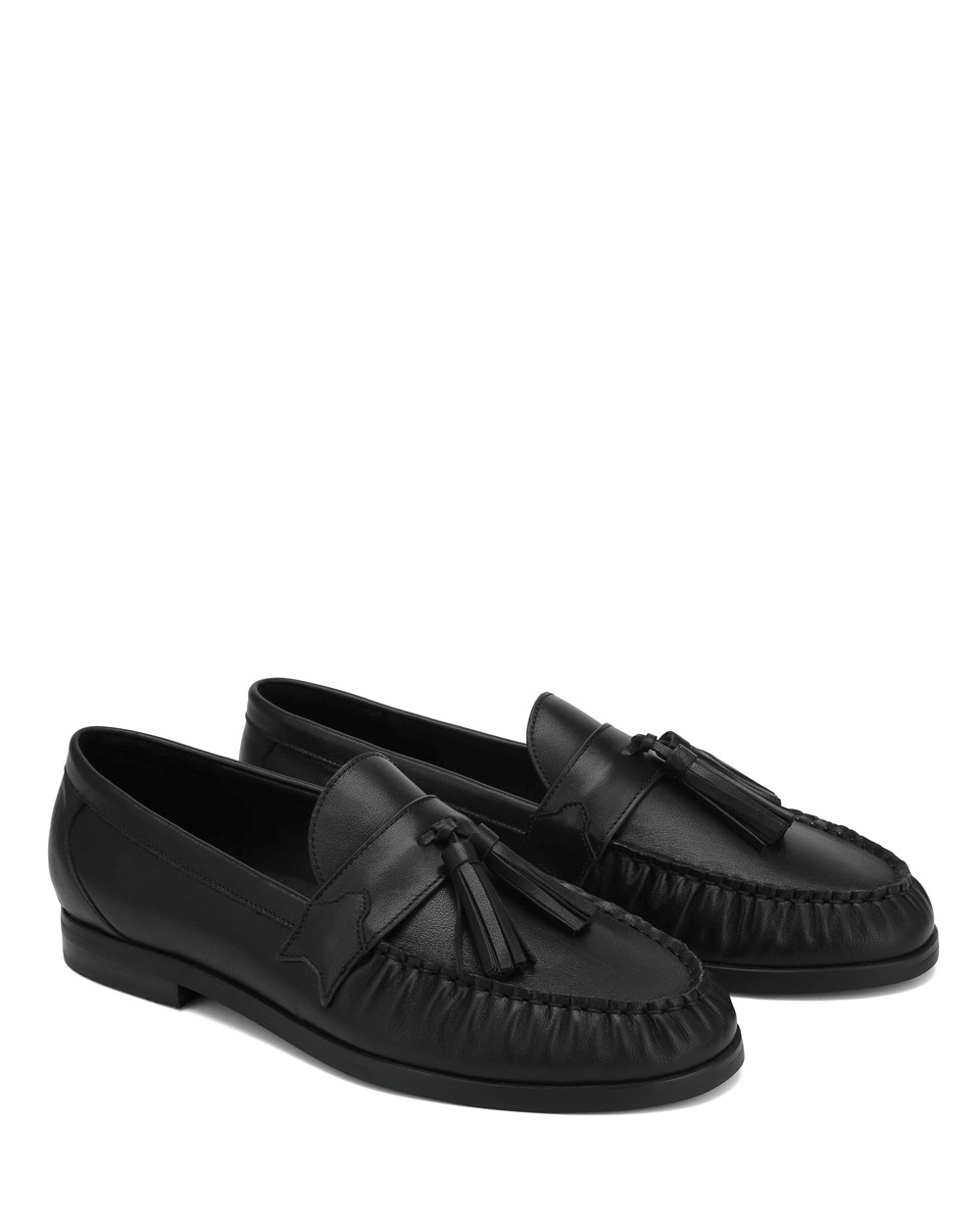 Loafers Naked Wolfe Lido Black Nappa Prince | QYWBGV352