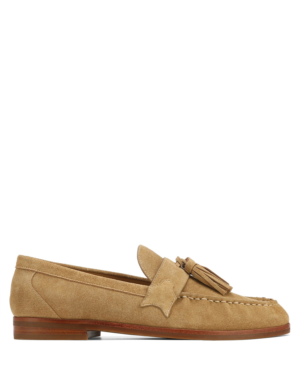 Loafers Naked Wolfe Lido Tan Cow Suede | RJANZY169