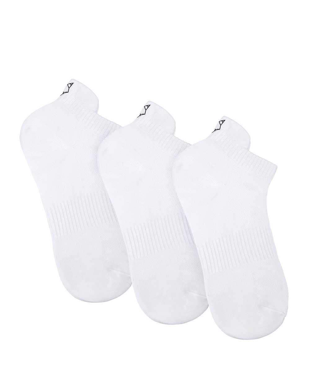 Καλτσεσ Naked Wolfe 3 Pack Womens Egyptian Cotton Ankle Socks White | XQSKDP152