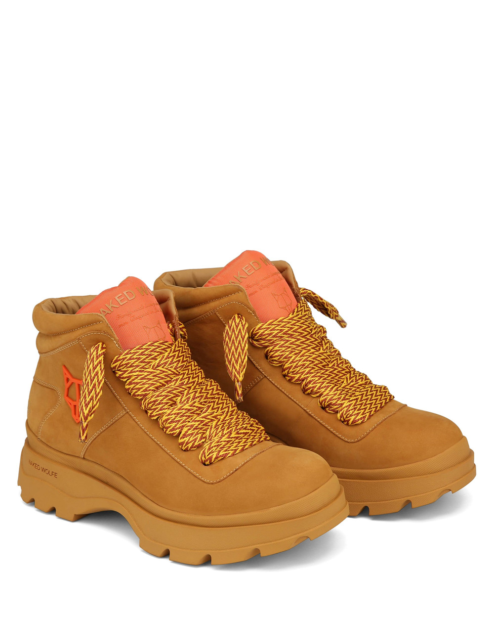 Μποτεσ Naked Wolfe Ascot Nubuck Leather Wheat | LJNQMC023