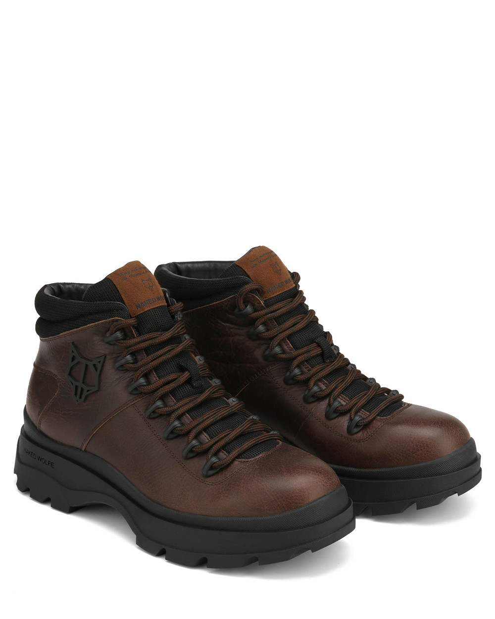 Μποτεσ Naked Wolfe Aspire Brown Leather | VUNXIK036