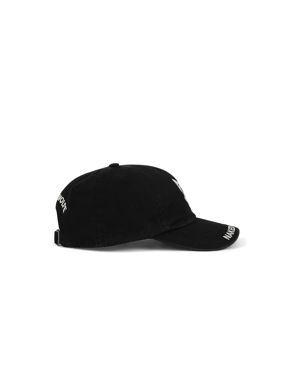 καπελα Naked Wolfe Baseball Cap Pure Black | VMWOYC273