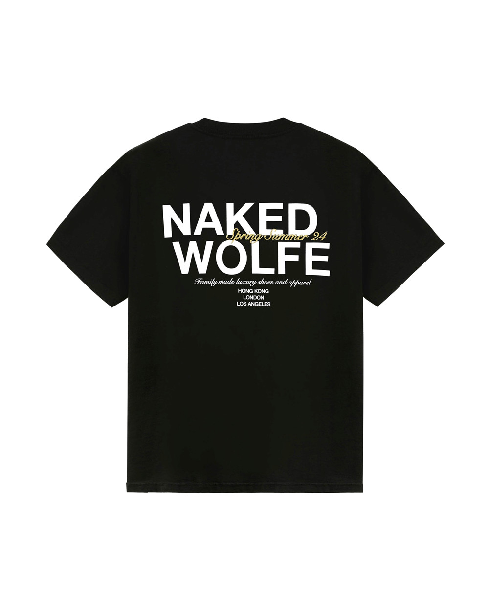 Μπλουζακι Naked Wolfe Classic T-Shirt Black | AKCLIR347