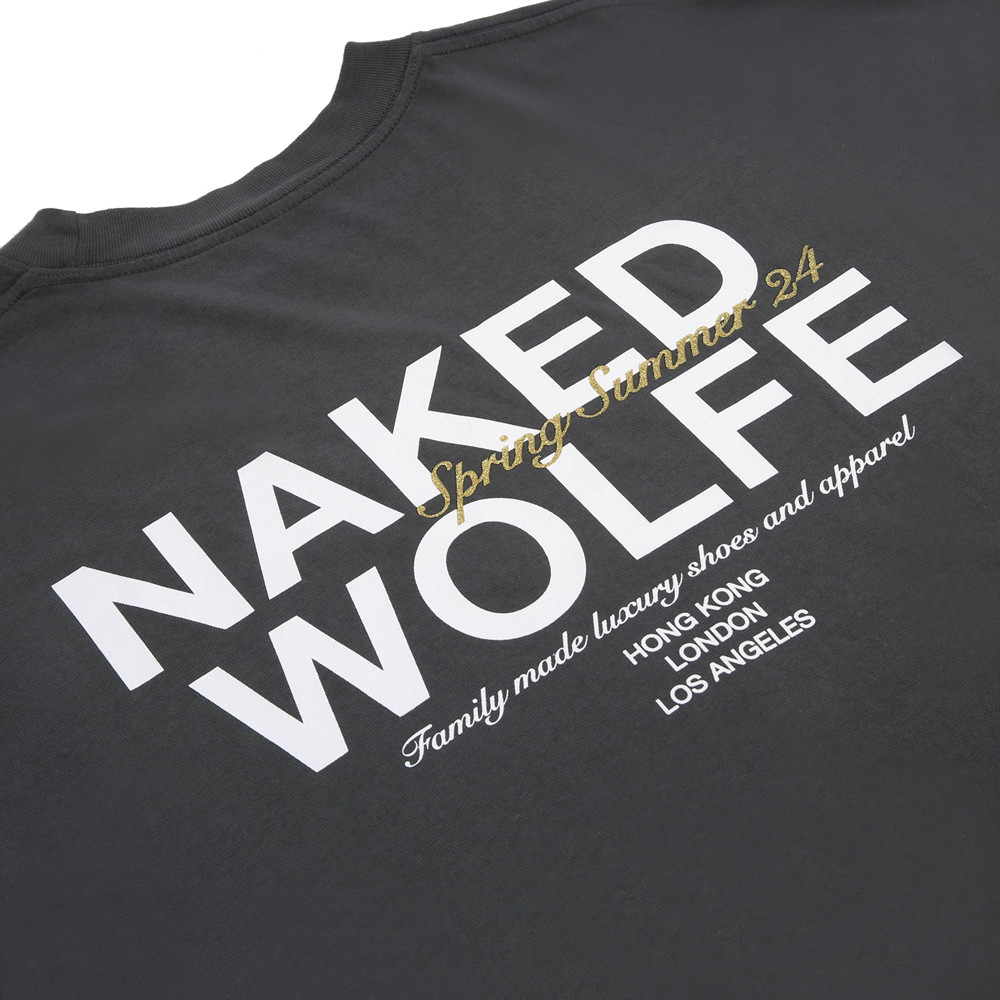 Μπλουζακι Naked Wolfe Classic T-Shirt Dark Grey | MURQTP736