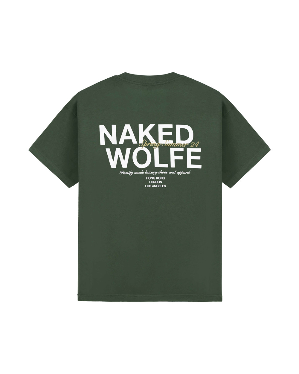 Μπλουζακι Naked Wolfe Classic T-Shirt Forrest Green | XBDSHC671