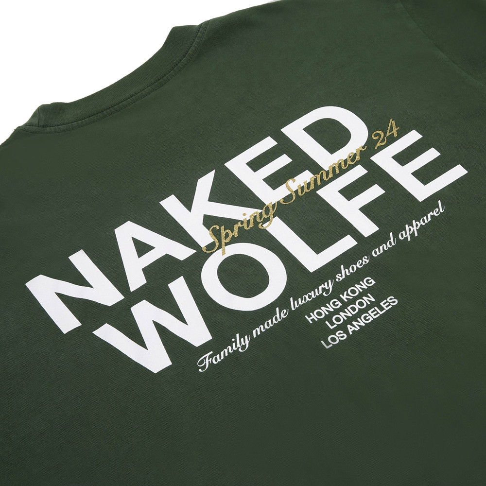 Μπλουζακι Naked Wolfe Classic T-Shirt Forrest Green | XBDSHC671