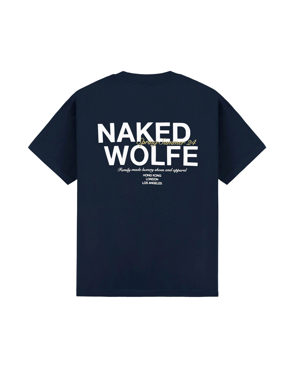 Μπλουζακι Naked Wolfe Classic T-Shirt Navy | OVABTW218