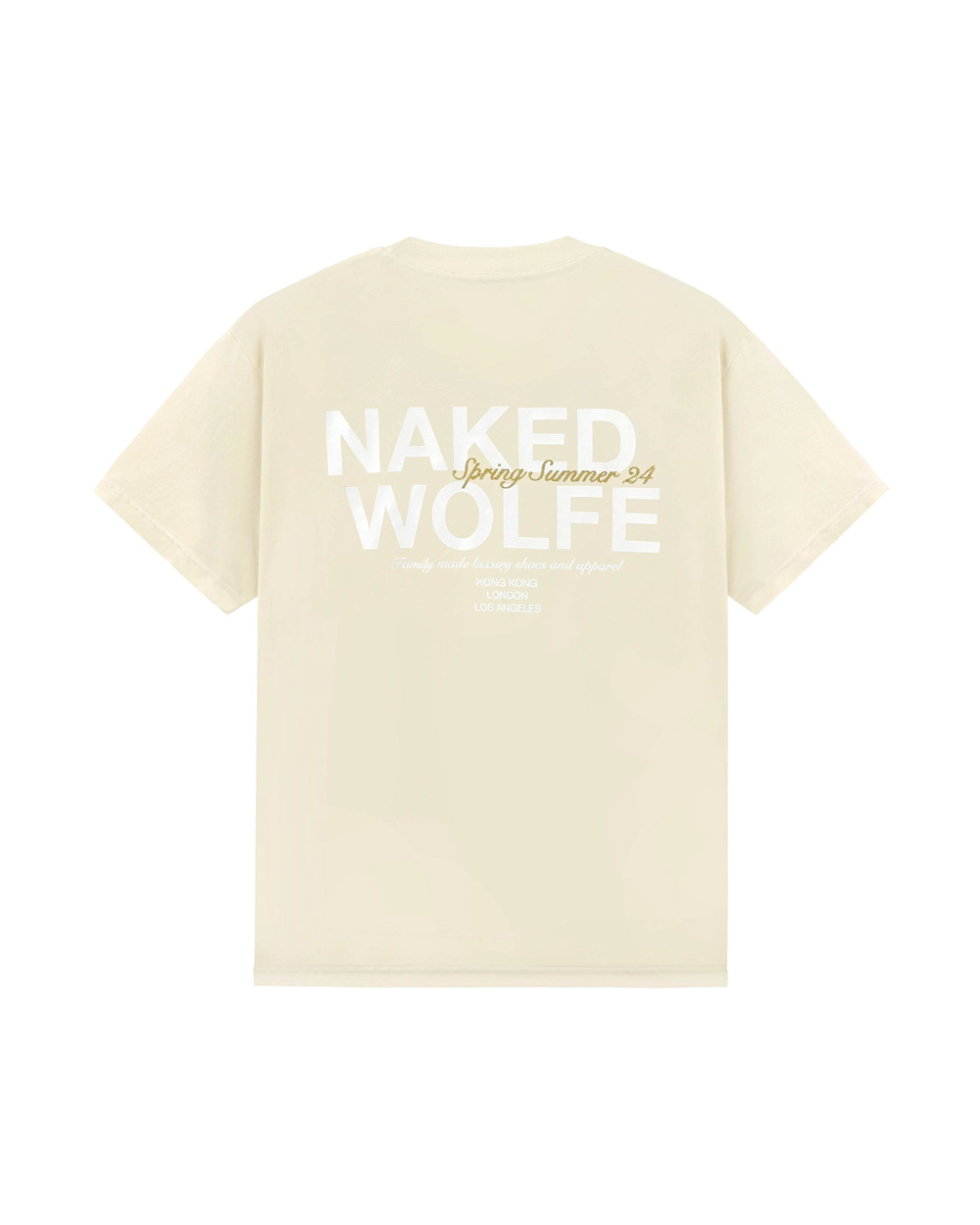 Μπλουζακι Naked Wolfe Classic T-Shirt Off White | KJLWXN306