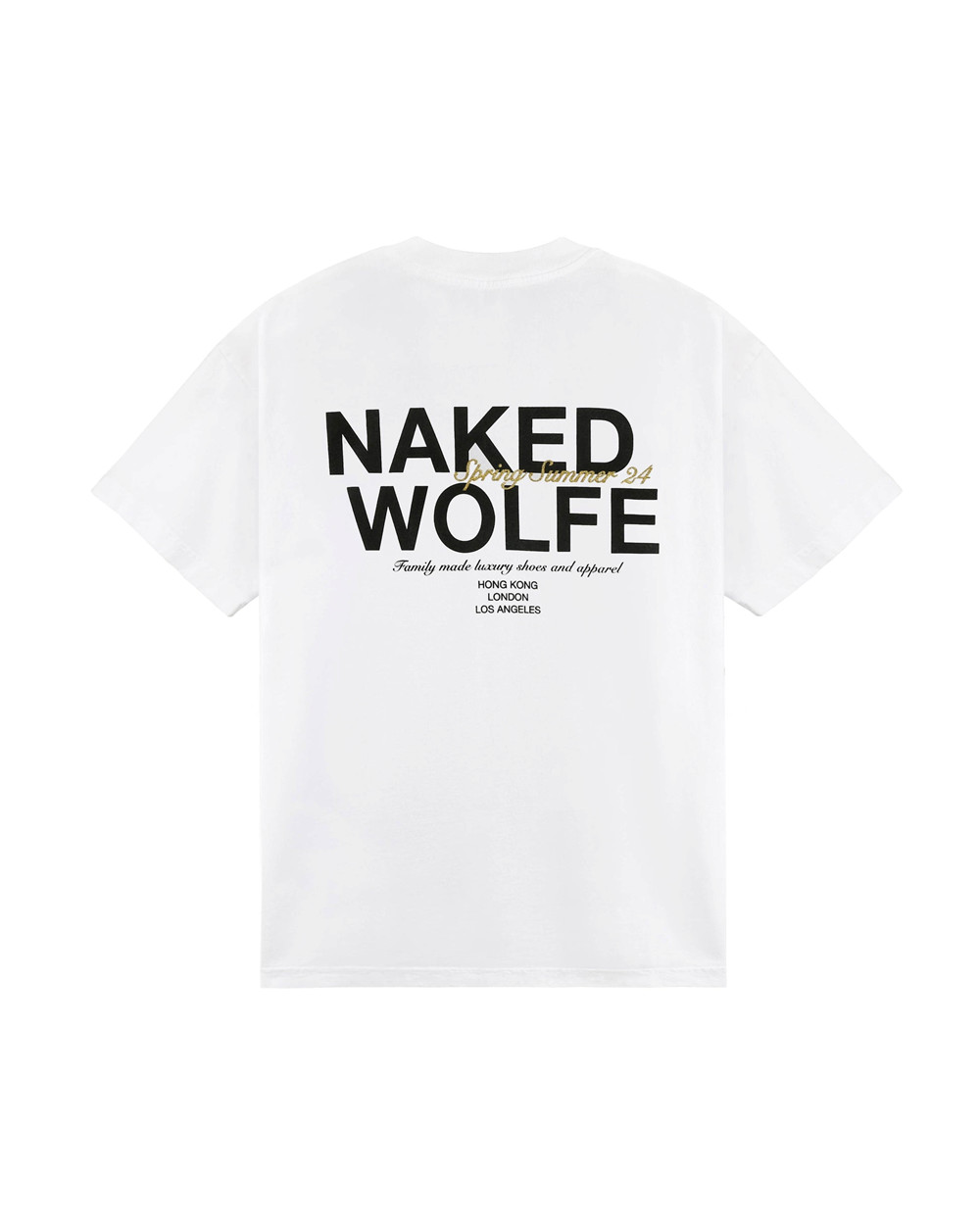 Μπλουζακι Naked Wolfe Classic T-Shirt White | AHJRMX281