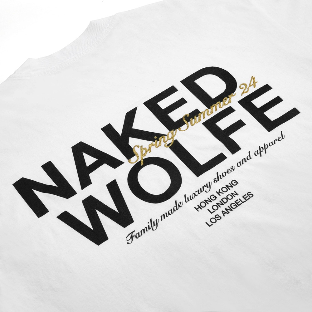 Μπλουζακι Naked Wolfe Classic T-Shirt White | AHJRMX281