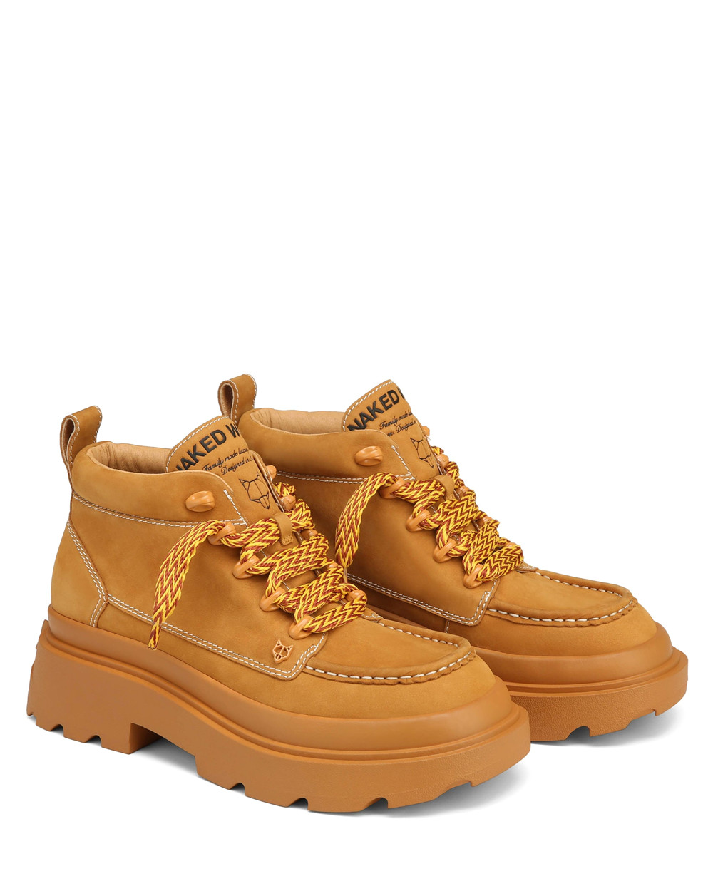 Μποτεσ Naked Wolfe Drown 2.0 Nubuck Leather Wheat | GADFIC586