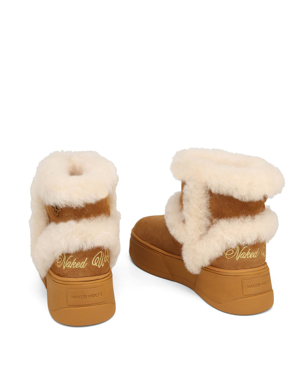 Μποτεσ Naked Wolfe K-01 Tan Shearling | RWBNZQ193