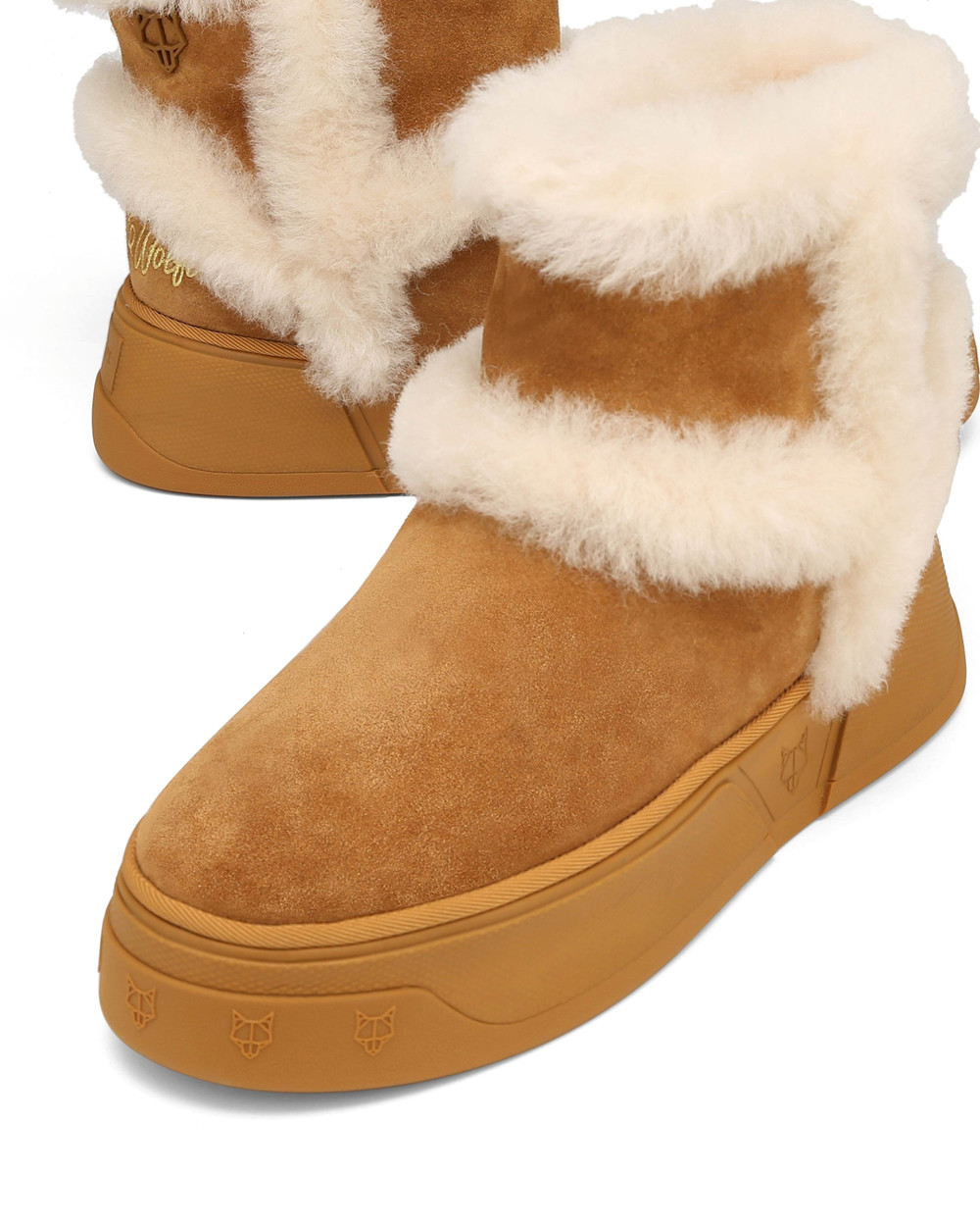 Μποτεσ Naked Wolfe K-01 Tan Shearling | RWBNZQ193