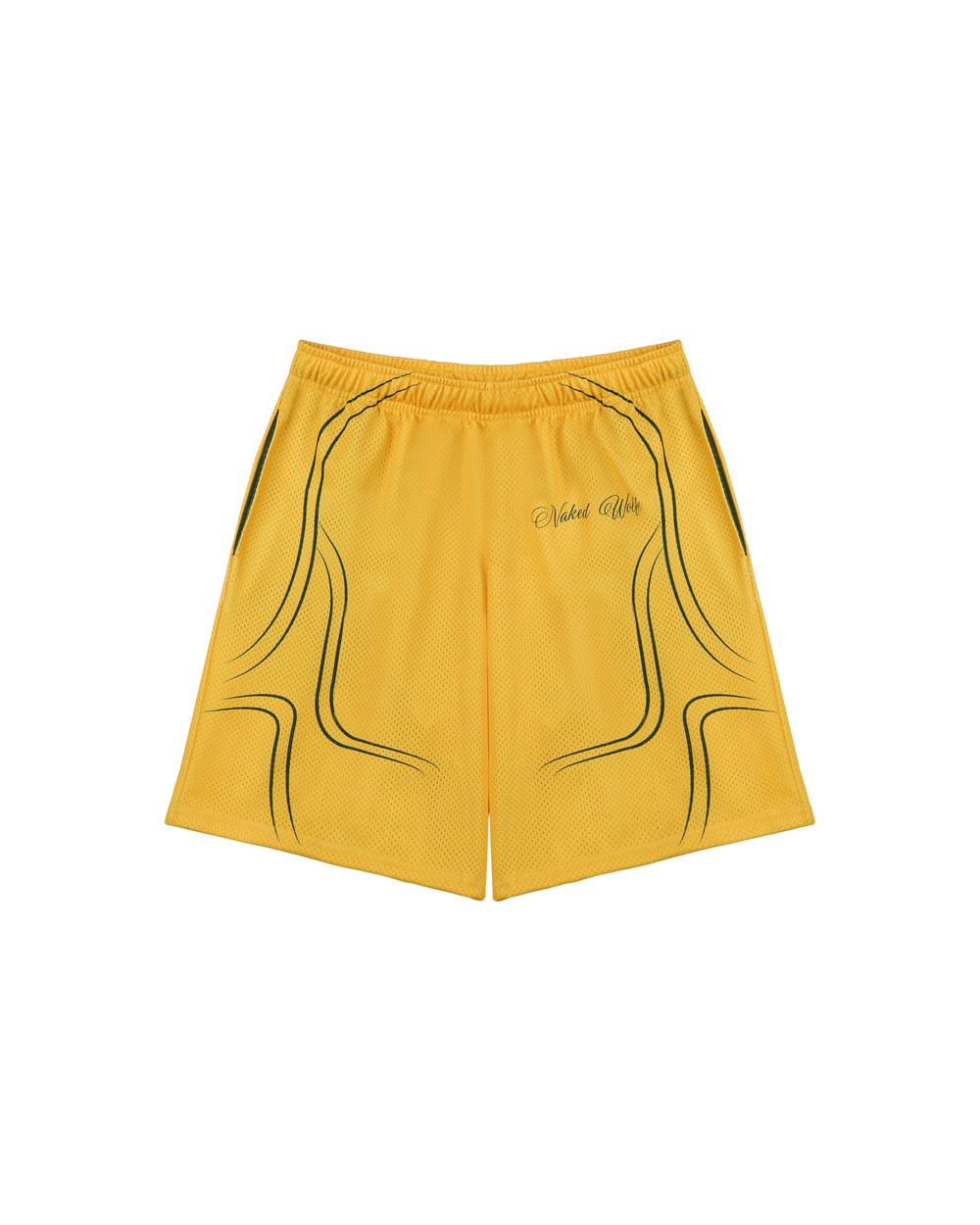 Σορτσ Naked Wolfe Naked Wolfe Jersey Shorts Yellow | CXLWJO170