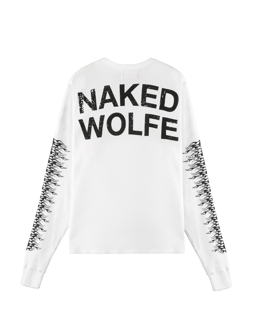 Φούτερ Naked Wolfe Naked Wolfe Thermal White | XFAQDK427