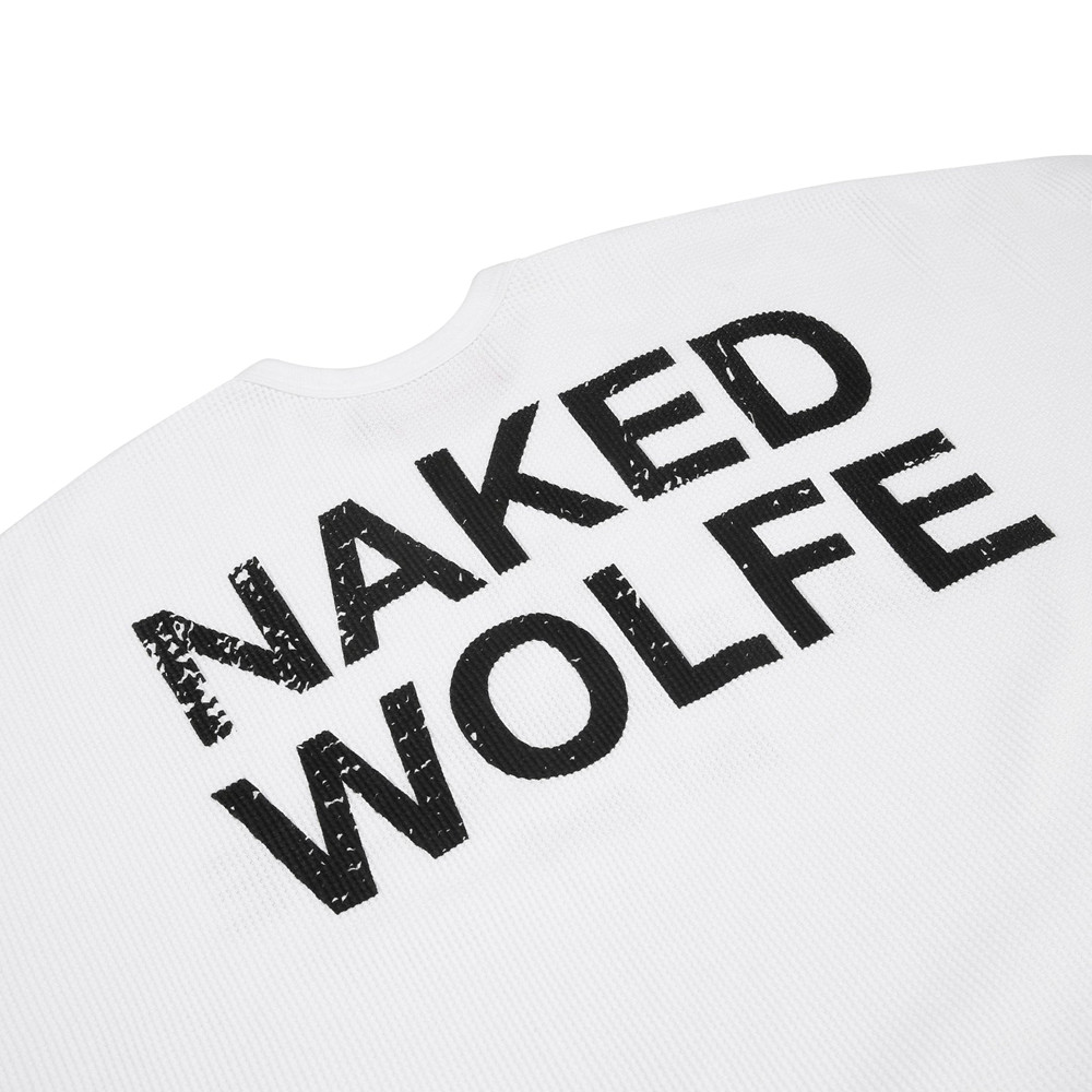 Φούτερ Naked Wolfe Naked Wolfe Thermal White | XFAQDK427