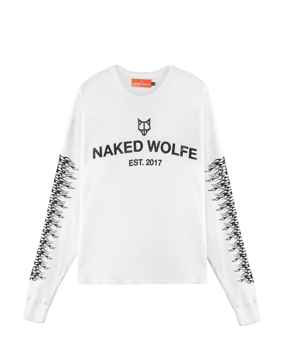 Φούτερ Naked Wolfe Naked Wolfe Thermal White | XFAQDK427