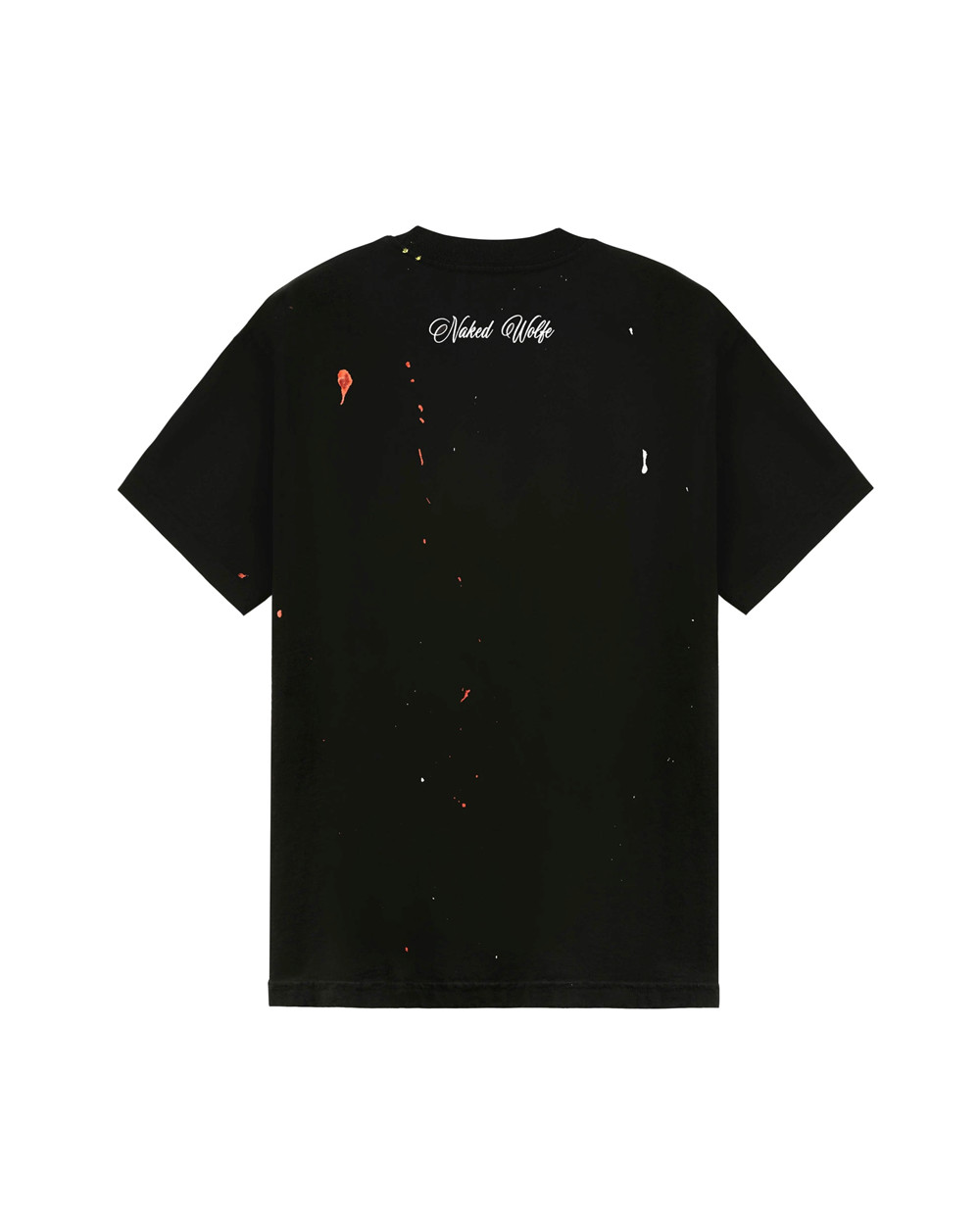 Μπλουζακι Naked Wolfe Wolfe T-Shirt Black Paint Splatter | RNPGHZ495