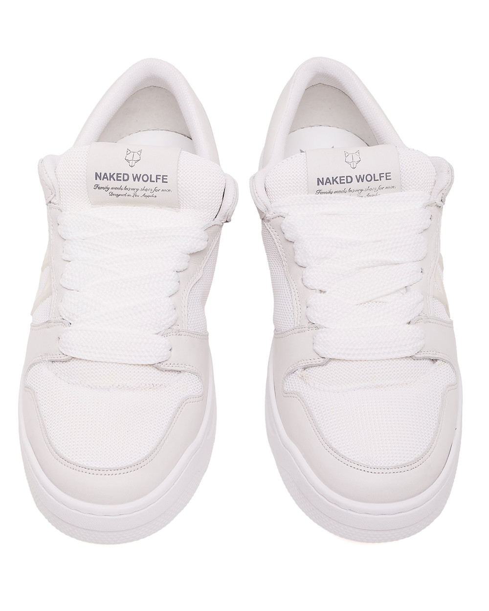 Αθλητικα Παπουτσια Naked Wolfe CM-00 Triple White Mesh | MFSCOH129