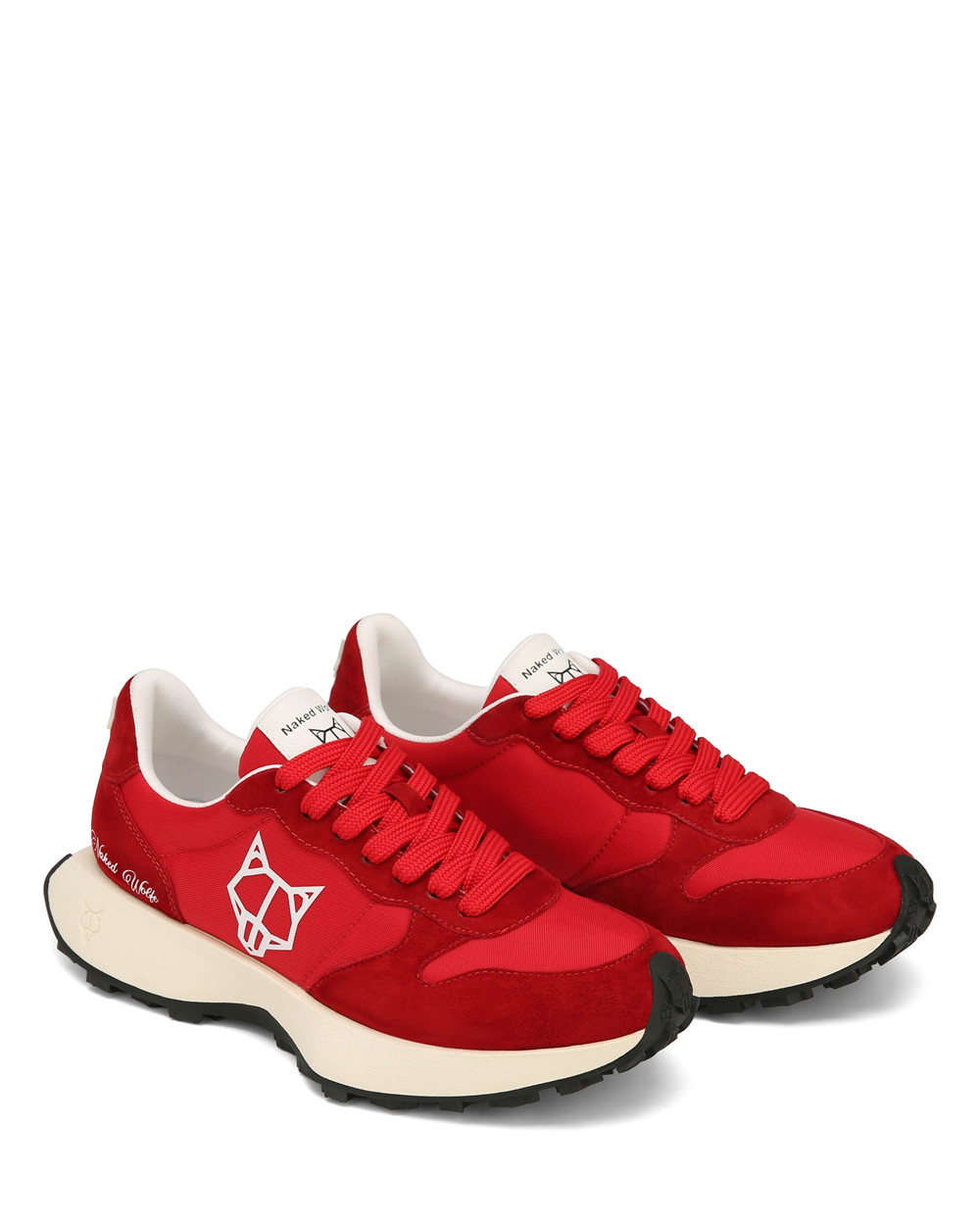 Αθλητικα Παπουτσια Naked Wolfe Plug Suede & Nylon Red | PHFGNQ563