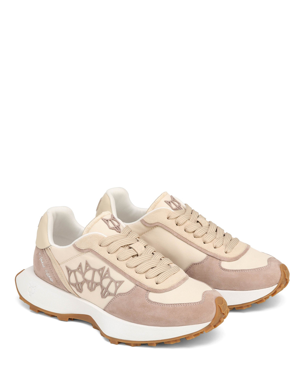 Αθλητικα Παπουτσια Naked Wolfe Prime Beige Nylon Suede | HLONEP315