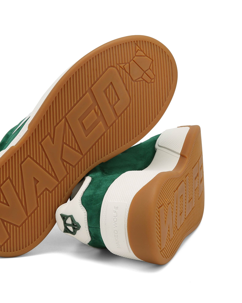 Αθλητικα Παπουτσια Naked Wolfe Sound Ivy Green Kid Suede | OKADVG654