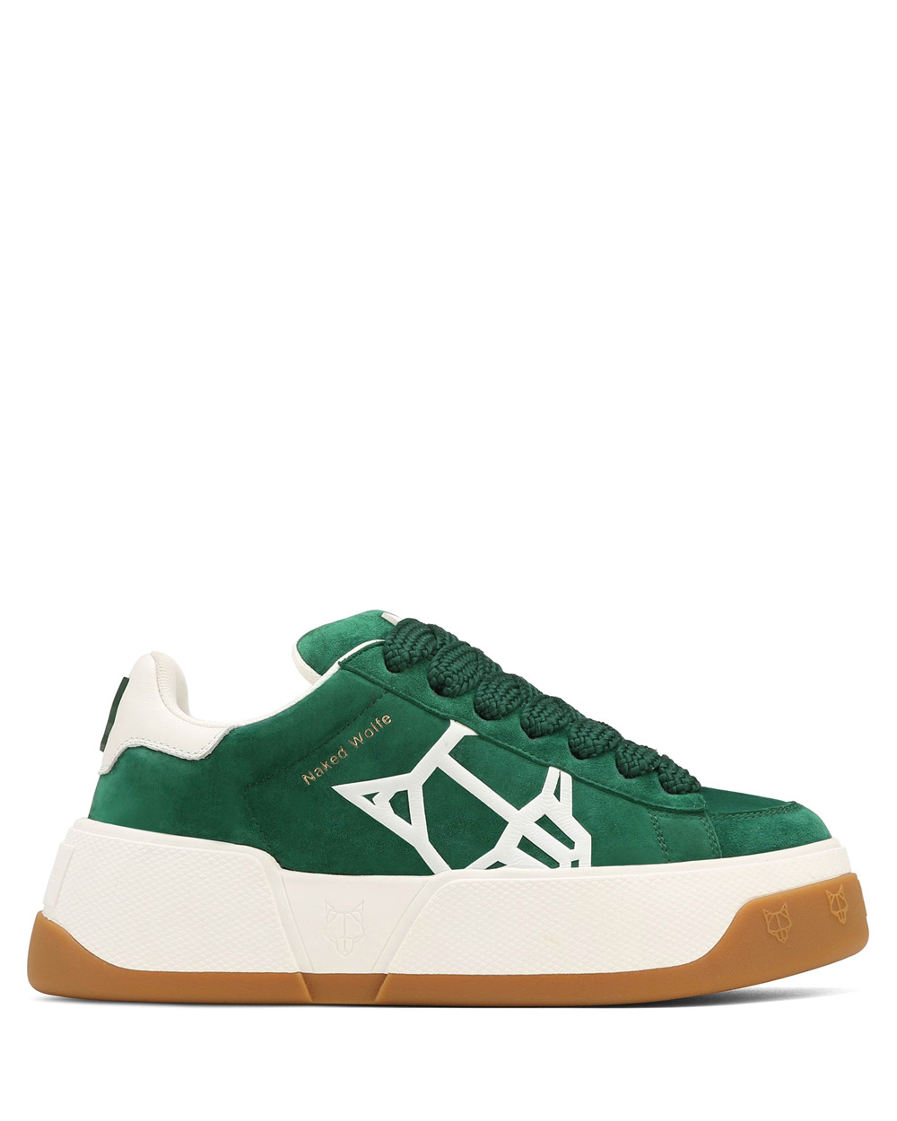 Αθλητικα Παπουτσια Naked Wolfe Sound Ivy Green Kid Suede | OKADVG654